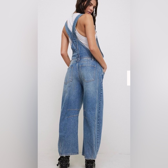 We The Free Good Luck Barrel Overalls - Picture 2 of 5